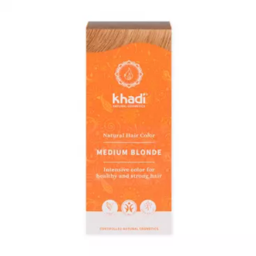 Khadi -  Khadi Henna naturalna - Średni blond, 100 g 
